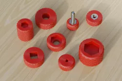 Customizable Knurled Knob