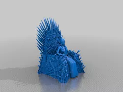 Daenerys sits on Iron Throne