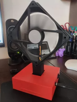 Desk fan from 120mm PC fan