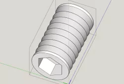 [DIY Panel Saw] Pipe Inner Endcap Nut/Bolt Holder (M8) for .75" ID pipe