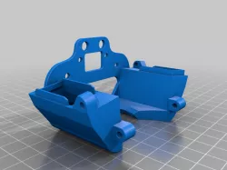 Ender7 style fan duct with dual 4010 fans for ender 3 v2