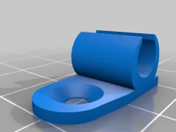 Ethernet Cable wall clips with screw mount X1