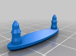 Etto Bicycle helmet clips 