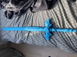 Eugeo's Blue Rose Sword 1:1 from anime "Sword Art Online: Alicization" with Scabbard