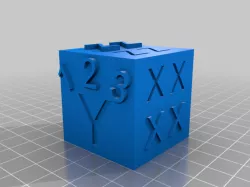 Evil Cube - calibration cube