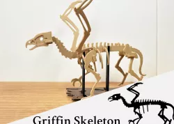 [Fantasy Puzzle] Griffin Skeleton