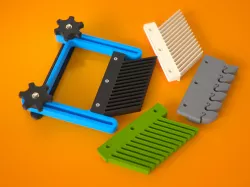 Featherboard with Replaceable Heads (m6)