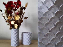 "Fishscale" Vase & Planter