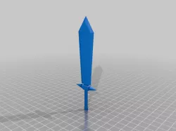 Flame Swordsman Sword (Blue Version) wip
