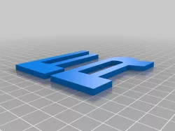 Ford MK1 70s letters
