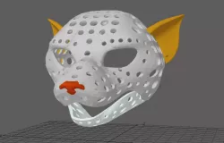 Fursuit- or puppet-head base - version 28.2 - Wau