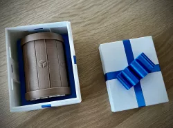 Gift Box for 3D Printy Treasure Chest Puzzle Box - Update