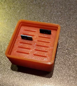 Gridfinity Micro SD card holder 1x1x3 (added step file)