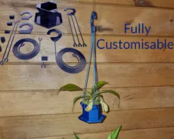 Hanging Plant Pot 100% 3d Printed