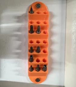 Hex bit holder (wall mount)