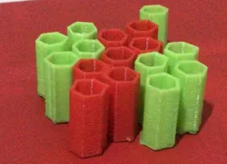 Hex Pencil cap for snapped pencils (10pcs)