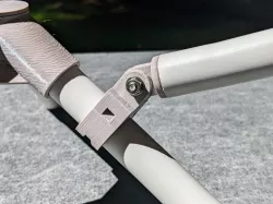Hinge for PVC pipe