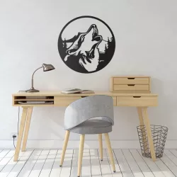 Howling Wolf Wall Art