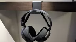 Ikea Lack shelf headset holder