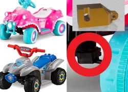 Kid Trax 6V wheel mount