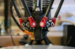 Kiolia's Double Bowden-Cooled Lightweight Kossel Effector for Trick Laser 3/8" Barbells