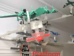 Kit Card Tree platform for the Avro Lancaster by Estebene