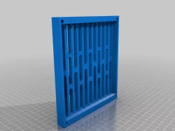 Lightsaber Holder - Wall Mount - Lit-grate Pattern