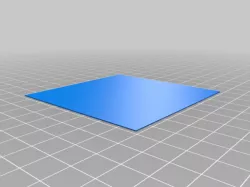Live-Z Adjust 75x75 Calibration Square 0.3 mm high (for 0.8 mm nozzle)