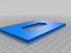 Mini humbucker or Firebird pickup routing template