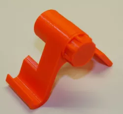 Minimalistic parametric foldable mobile phone stand