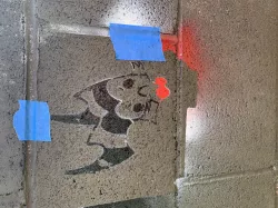 Moxxie Stencil From helluva boss!
