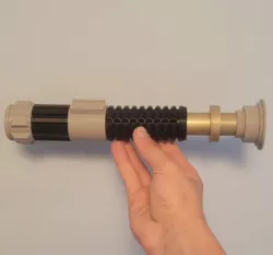 Obi Wan Kenobi lightsaber hilt from Disney+ series Kenobi