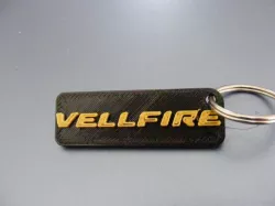 PLAINER VERSION OF VELLFIRE KEYRING