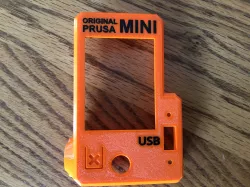 Prusa Mini Screen Mount with USB vF2