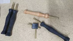 Punch loop needle and jig