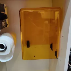Resin printer cover holder