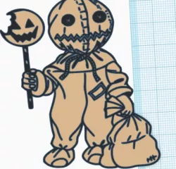 Sam Trickrtreat Keychain/charm