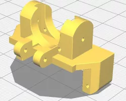 Scx24 servo mount Injora 4-link