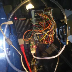SDS011 sensor DIN rail mount