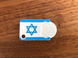Shopping cart coin clip