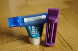 Shortened Toothpaste Tube Squeezer