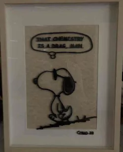 Snoopy - Joe Cool and the chemistry