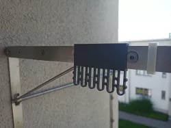 Sock clips for IKEA wall dryer