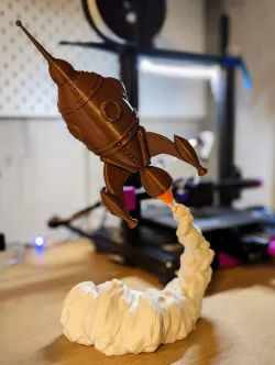 Split smoke for the gCreate Official Rocket Ship