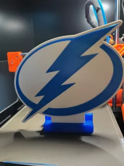 Tampa Bay Lightning Logo with Stand