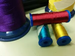 Thread Spool with Clamp for Sewing Machine