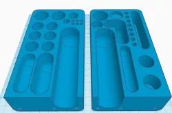 tig mig welder plasma cutter consumable organizer tray stand alone or drop in Kennedy toolbox drawer organizer