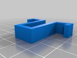 Tiny glass wall hook