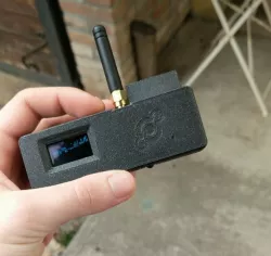 TTGO T-Beam V1.1 case for big GPS antenna
