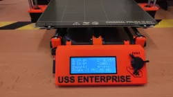 USS Enterprise LCD Cover for Original i3 Printer (MMU Print)